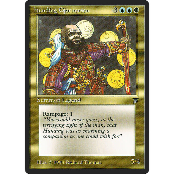 Magic: The Gathering Hunding Gjornersen (231) Damaged