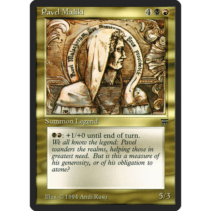 Magic: The Gathering Pavel Maliki (248) Damaged