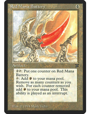 Magic: The Gathering Red Mana Battery (291) Moderately Played