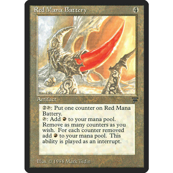 Magic: The Gathering Red Mana Battery (291) Moderately Played