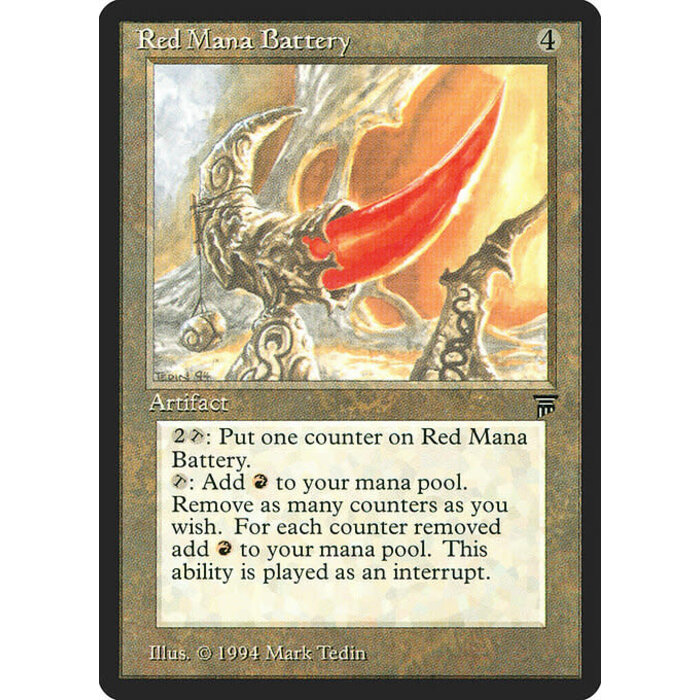Magic: The Gathering Red Mana Battery (291) Moderately Played