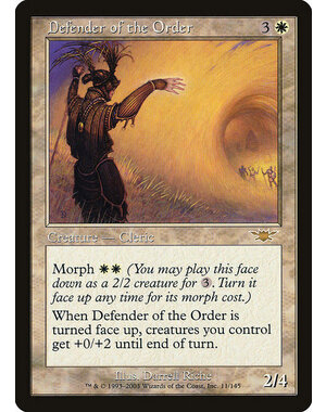 Magic: The Gathering Defender of the Order (011) Lightly Played