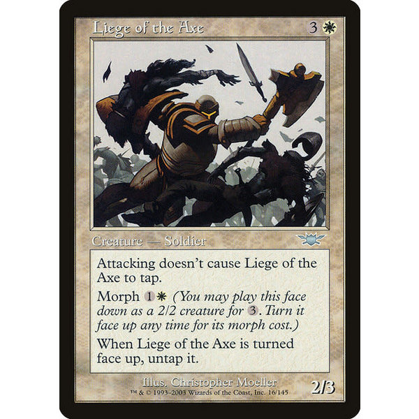 Magic: The Gathering Liege of the Axe (016) Lightly Played