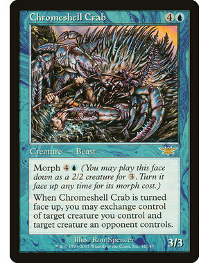 Magic: The Gathering Chromeshell Crab (032) Lightly Played