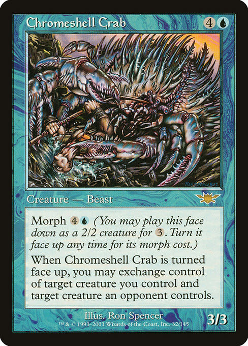mtg crab cards Crab 0/3 Token  Mega Chibi