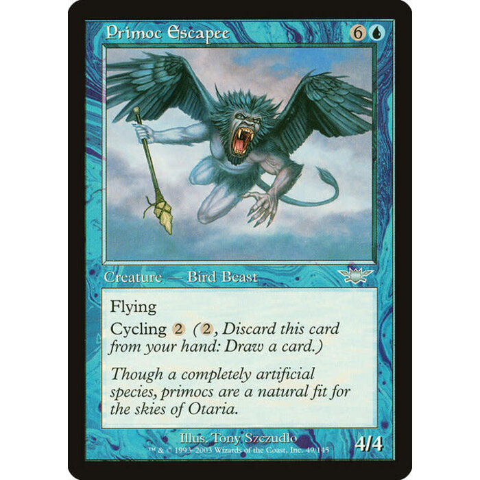 Magic: The Gathering Primoc Escapee (049) Lightly Played
