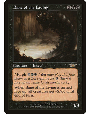 Magic: The Gathering Bane of the Living (060) Lightly Played