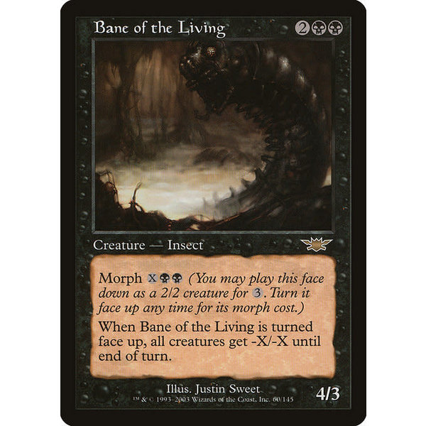 Magic: The Gathering Bane of the Living (060) Lightly Played