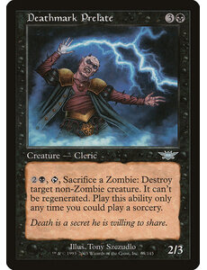Magic: The Gathering Deathmark Prelate (065) Lightly Played