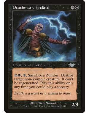 Magic: The Gathering Deathmark Prelate (065) Lightly Played