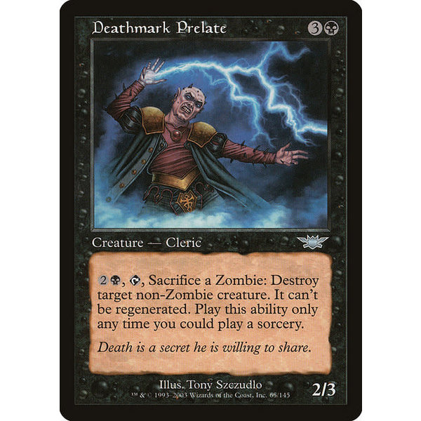 Magic: The Gathering Deathmark Prelate (065) Lightly Played