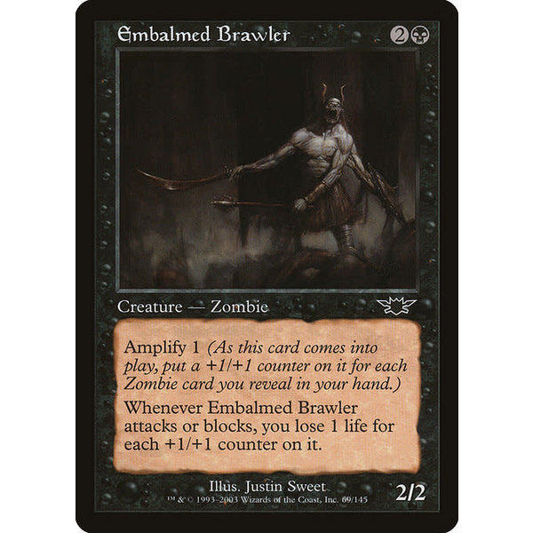 Magic: The Gathering Embalmed Brawler (069) Lightly Played