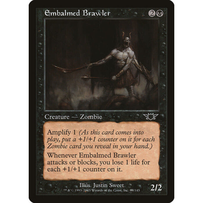 Magic: The Gathering Embalmed Brawler (069) Lightly Played