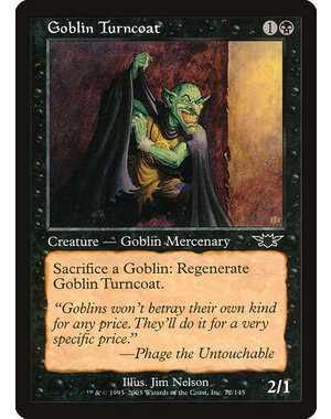 Magic: The Gathering Goblin Turncoat (072) Lightly Played