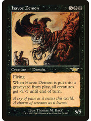 Magic: The Gathering Havoc Demon (074) Lightly Played