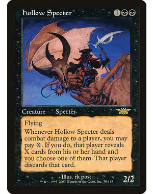 Magic: The Gathering Hollow Specter (075) Lightly Played