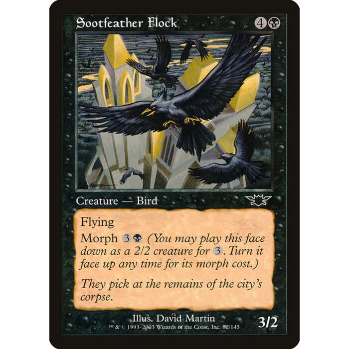 Magic: The Gathering Sootfeather Flock (082) Lightly Played