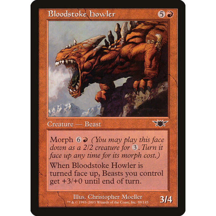 Magic: The Gathering Bloodstoke Howler (089) Lightly Played