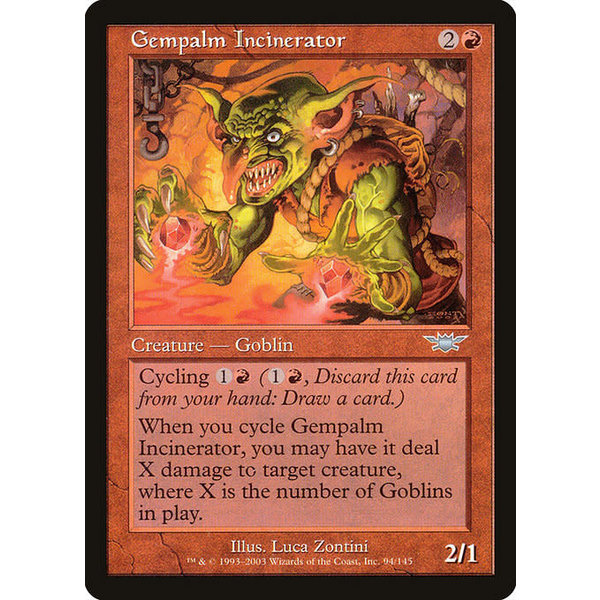 Magic: The Gathering Gempalm Incinerator (094) Lightly Played