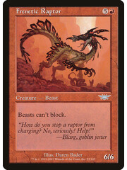 Magic: The Gathering Frenetic Raptor (093) Lightly Played