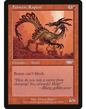 Magic: The Gathering Frenetic Raptor (093) Lightly Played