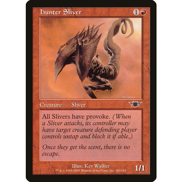 Magic: The Gathering Hunter Sliver (102) Lightly Played