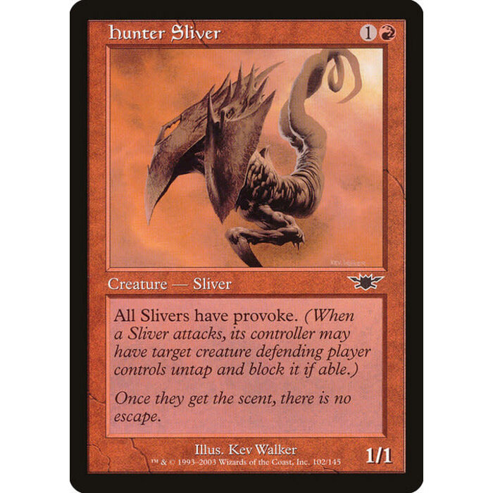 Magic: The Gathering Hunter Sliver (102) Lightly Played