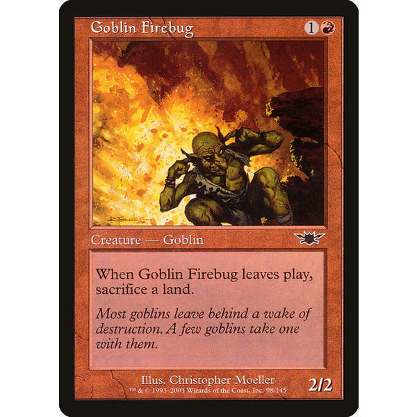 Magic: The Gathering Goblin Firebug (098) Lightly Played