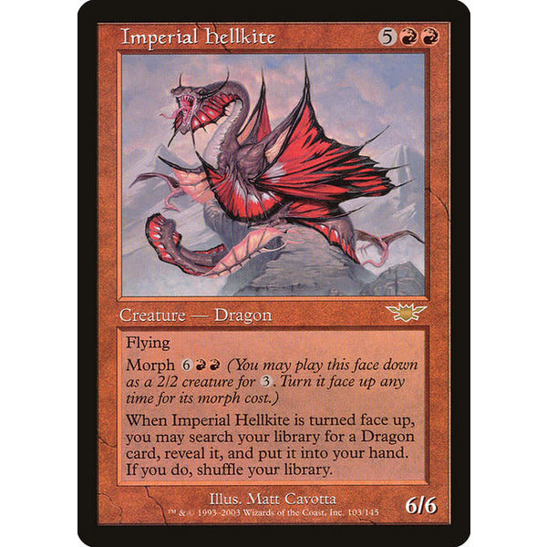 Magic: The Gathering Imperial Hellkite (103) Lightly Played