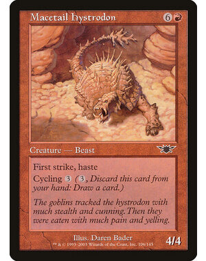 Magic: The Gathering Macetail Hystrodon (106) Lightly Played