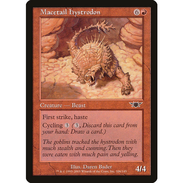 Magic: The Gathering Macetail Hystrodon (106) Lightly Played