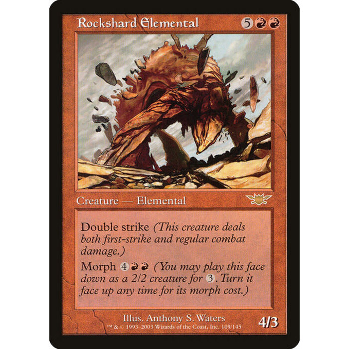 Magic: The Gathering Rockshard Elemental (109) Lightly Played