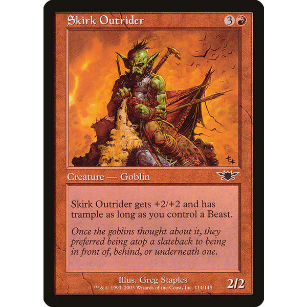 Magic: The Gathering Skirk Outrider (114) Lightly Played