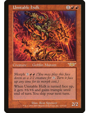 Magic: The Gathering Unstable Hulk (115) Lightly Played Foil