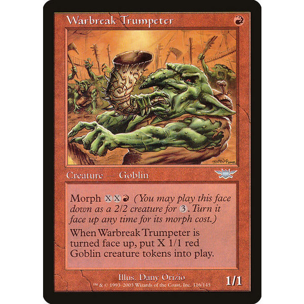 Magic: The Gathering Warbreak Trumpeter (116) Lightly Played