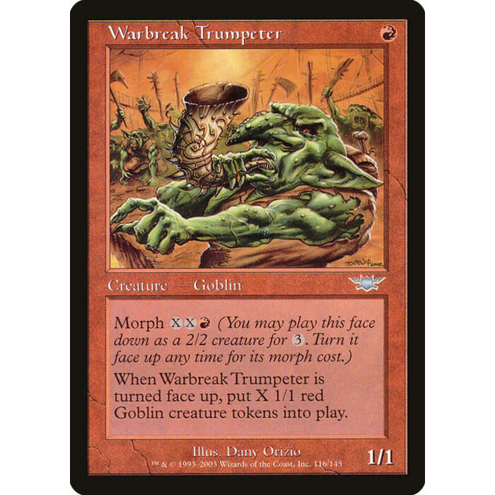 Magic: The Gathering Warbreak Trumpeter (116) Lightly Played