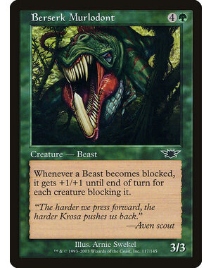 Magic: The Gathering Berserk Murlodont (117) Lightly Played