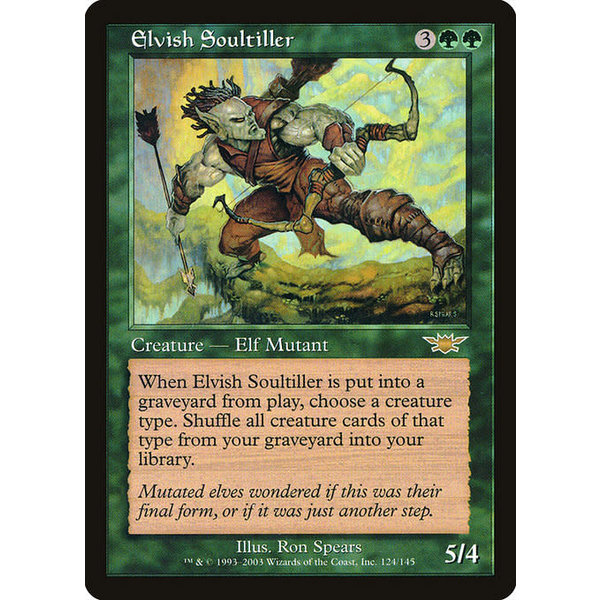 Magic: The Gathering Elvish Soultiller (124) Lightly Played