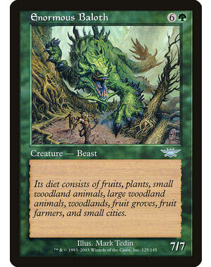 Magic: The Gathering Enormous Baloth (125) Lightly Played