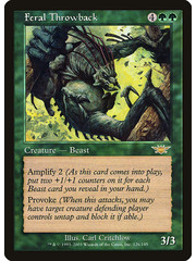 Magic: The Gathering Feral Throwback (126) Lightly Played