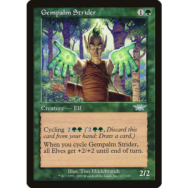 Magic: The Gathering Gempalm Strider (127) Lightly Played