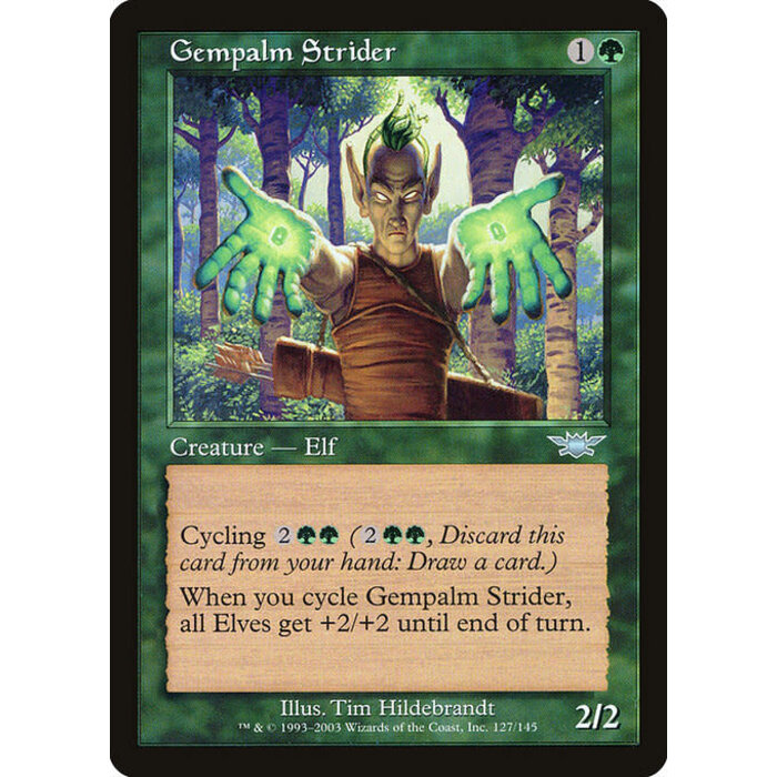 Magic: The Gathering Gempalm Strider (127) Lightly Played