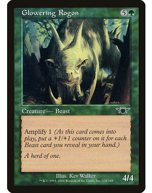 Magic: The Gathering Glowering Rogon (128) Lightly Played