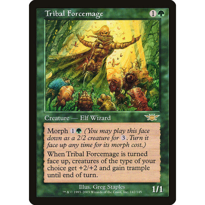 Magic: The Gathering Tribal Forcemage (142) Lightly Played