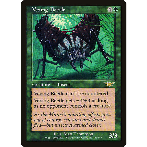 Magic: The Gathering Vexing Beetle (143) Lightly Played