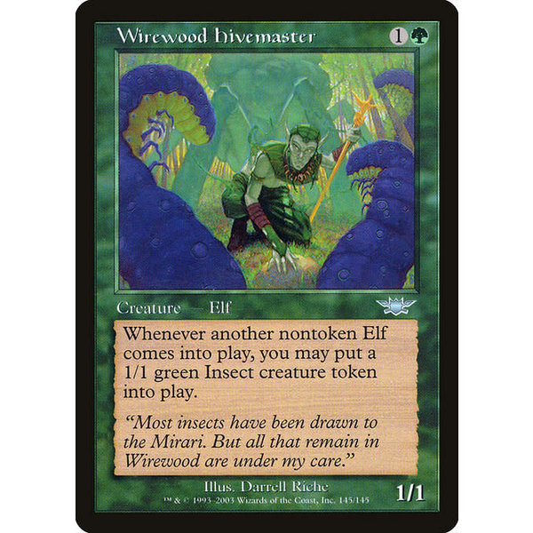 Magic: The Gathering Wirewood Hivemaster (145) Lightly Played