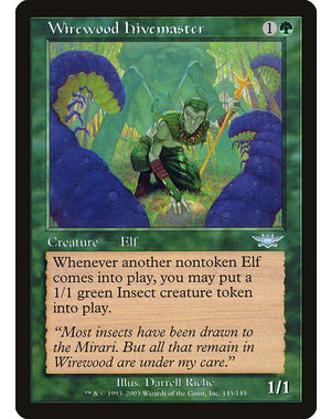 Magic: The Gathering Wirewood Hivemaster (145) Near Mint