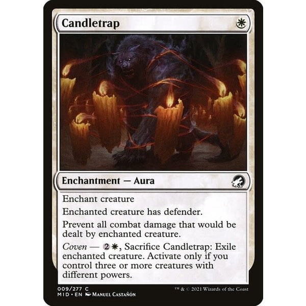 Magic: The Gathering Candletrap (009) Lightly Played Foil