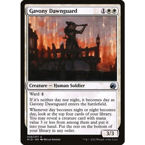 Magic: The Gathering Gavony Dawnguard (020) Near Mint