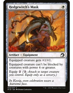 Magic: The Gathering Hedgewitch's Mask (023) Near Mint Foil